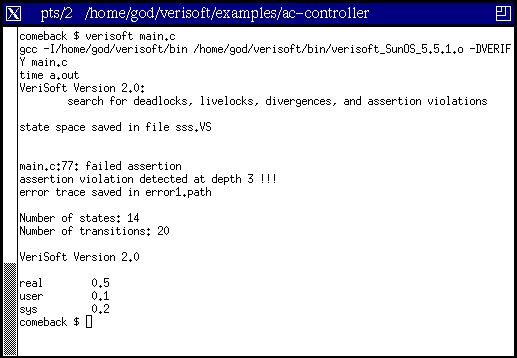 VeriSoft in automatic simulation mode